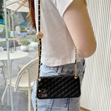 Luxury Crossbody Leather Lanyard Chain Rhombus Case for iPhone 13 12 11 Pro Max