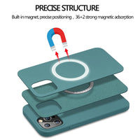 iPhone 12 Pro max Magnetic Liquid Silicon Case