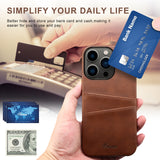 Retro PU Leather Wallet Case for iPhone 14 series