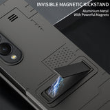 Luxury Hard Ultralight Armor Stylish Protection Kickstand Case for Samsung Galaxy Z Fold 3