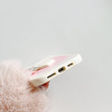 Cute Pink Heart Leather Case for IPhone 13 12 11 Pro Max