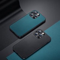 Lightweight Ultra thin Genuine Leather Phone Case For iPhone 13 12 11 Series