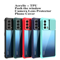 Shoockproof Push Camera Lens Protector Clear Cover Redmi Note 10 Note 9 Series