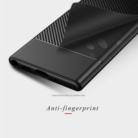 Soft TPU Carbon Fiber Ultra Thin Silicone Case for Samsung Note 10