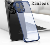 MagSafe Acrylic Full Camera Lens Protection Rimless Borderless Matte Case For iPhone 15 series