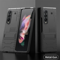 Luxury Hard Ultralight Armor Stylish Protection Kickstand Case for Samsung Galaxy Z Fold 3