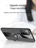 Samsung Note 20 Ultra Case Car Magnetic Stand Ring Cloth Shockproof Cover