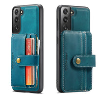 Luxury Magnetic Safe Leather Wallet Case For Samsung Galaxy S22 Ultra Plus S21FE