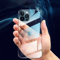 Ultra Thin Frameless Hard PC Clear Case for iPhone 13 12 11 Series