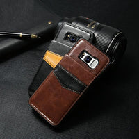Leather Flip Case For Samsung Galaxy S9 S9 Plus Galaxy S8 S8 Plus