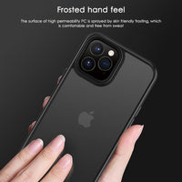 Matte Shockproof Armor Soft Bumper Translucent Hard PC Case For iPhone 12 11 Series