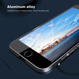 Luxury Diamond Aluminum Metal Silicone Case For IPhone 12 11 Series