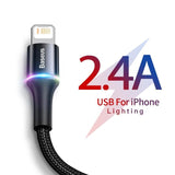 USB Cable LED Lighting Fast Charging For iPhone 12 11 XS Series