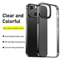 Clear Full Lens Protection Plating Case For iPhone 13 Series