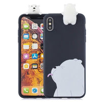 3D Kawaii Unicorn Panda Bear Silicon Shockproof Case for iPhone 11 Series