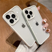 Shockproof Bumper Acrylic Silicone Clear Case For iPhone 13 12 11 Series