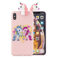 3D Kawaii Unicorn Panda Bear Silicon Shockproof Case for iPhone 11 Series