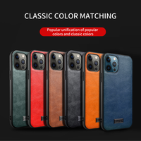 Luxury Leather Texture Case for iPhone 13 12 11 Pro Max Mini