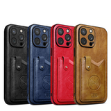 Magnetic Leather Wallet Case For iPhone 14 13 12 series