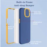 Original Liquid Silicone Armor Case for iPhone 13 12 11 Mini Pro Max