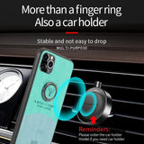 Luxury Cloth Ring Holder Case For iPhone 12 11 Series