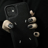 High Quality Classic Leather Silicone Case for iPhone 12 11 XS Series