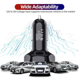 48W Fast Charging 4 Ports USB Car Charge For iPhone Xiaomi Huawei Mobile Phone