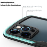 Anti drop Silicone Transparent Protective Phone Case for iPhone 12 11 XS Series