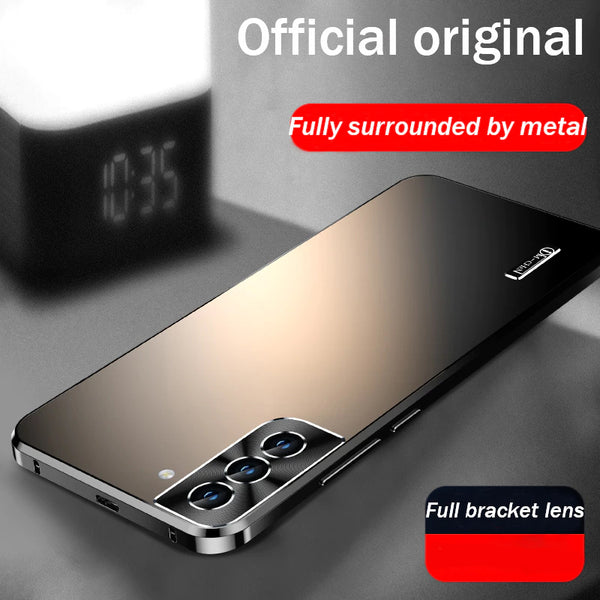 Magnetic Metal Lens Protection Case for Samsung Galaxy S21 S22 Ultra Plus