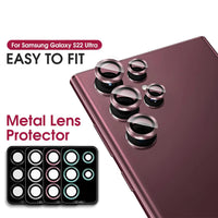 Metal Camera Lens Ring Protector for Samsung Galaxy S22 Ultra