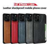 Shockproof Protection Card Slot PU Lanyard Leather Phone Case For iPhone 12 11 Series