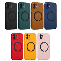 Original Leather Magsafe Magnetic Camera Protection Case for iPhone 13 12 11 Pro Max