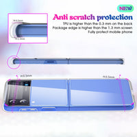 Clear Acrylic Anti Slip Protective Case for Samsung Galaxy Z Flip 3