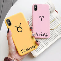 Zodiac Sign Candy Soft Silicone Phone Cover Case For iPhone 11 & iPhone X Series