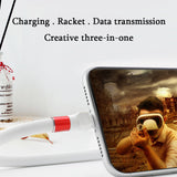 Fast Charging 1.2M Data Cable for iPhone Samsung Xiaomi