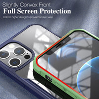 Luxury Shockproof Armor Clear Case For iPhone 12 11 XS Serie