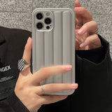 Luxury Puffer Roman Columnar Soft Case for iPhone 13 12 11 Pro Max Mini