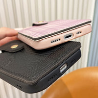 PU Leather Back Card Holder Case For iPhone 12 & 11 Series