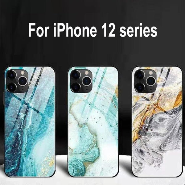 iPhone 12 Pro Max Marble Silicone case