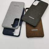 Canvas Patterm Protective Case For Galaxy S21 S20 Note 20 Series