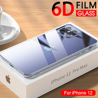 iPhone 12 Pro Max Luxury tempered Glass Case 