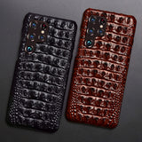 Luxury Leather Case for S22 S21 S20 Ultra Plus FE