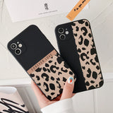 Fashion Square Unique Pattern Phone Case For iPhone 12 11 Series