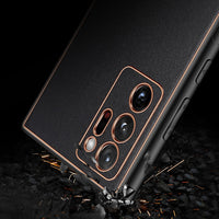 Premium Genuine PU Leather & TPU Bumper Case For Samsung Note 20 Ultra 5G