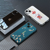 3D Relief Pattern Soft Silcon Matte Texture Shockproof Embossed Case for iPhone 13 12 11 Series