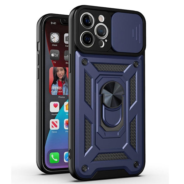 Slide Camera Protection Shockproof Case for iPhone 12 11 Series
