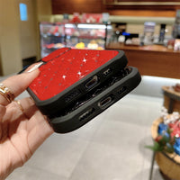 Slide Camera Protection Glitter Diamond Case for iPhone 13 12 11 Pro Max Mini