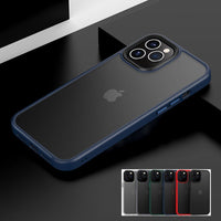 Luxury Shockproof Armor Transparent Silicone Case For iPhone 13 12 11 Series