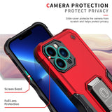 Armor Ring Holder Non Slip Bumper Magnetic Kickstand Shockproof Case For iPhone 13 12 11 series