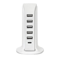 6 Port USB Charger Universal Charging Station